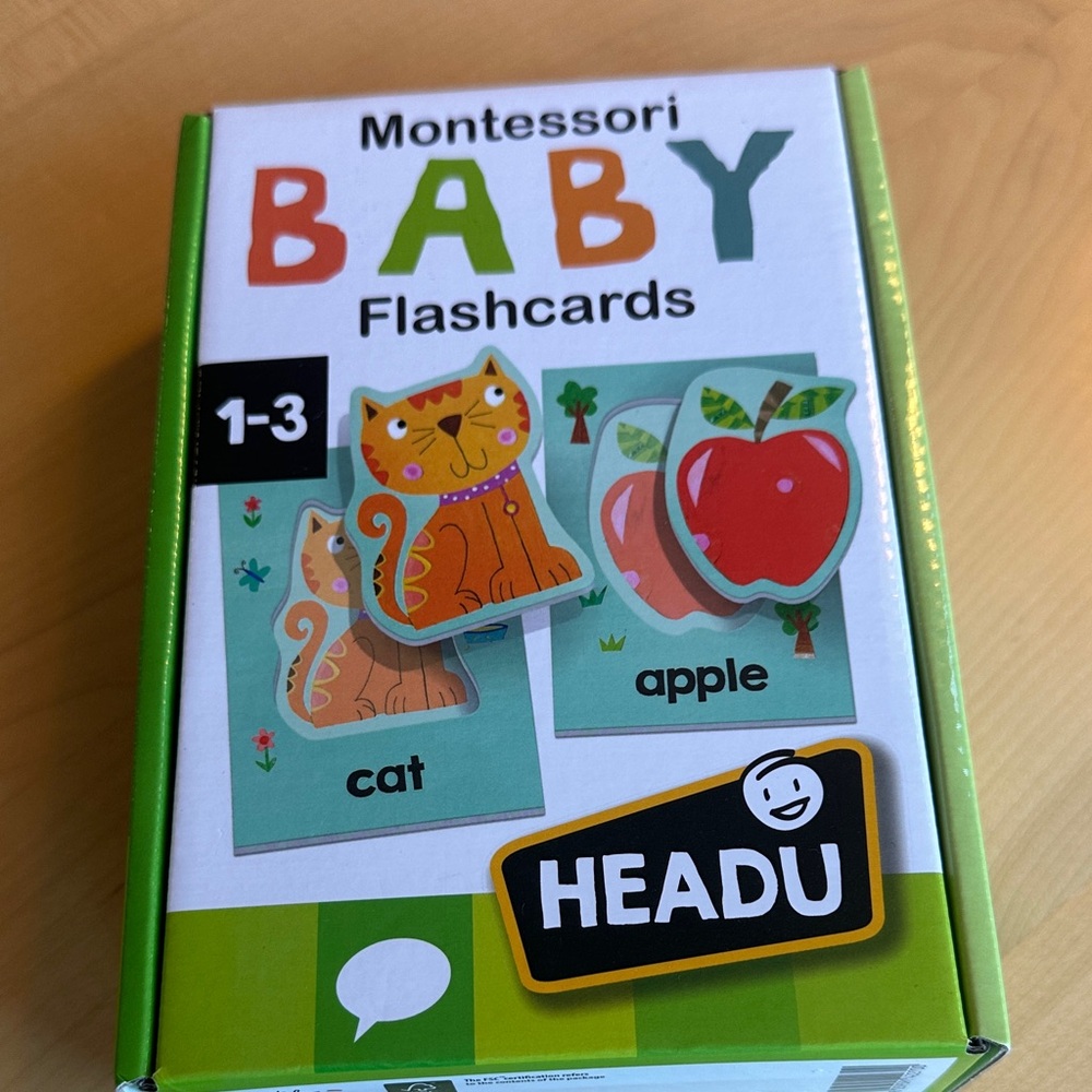 Headu Montessori Baby Flash Cards